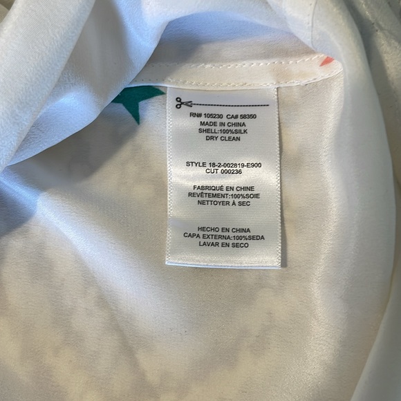 Silk Equipment Blouse with Stars - Medium - Picture 4 of 4